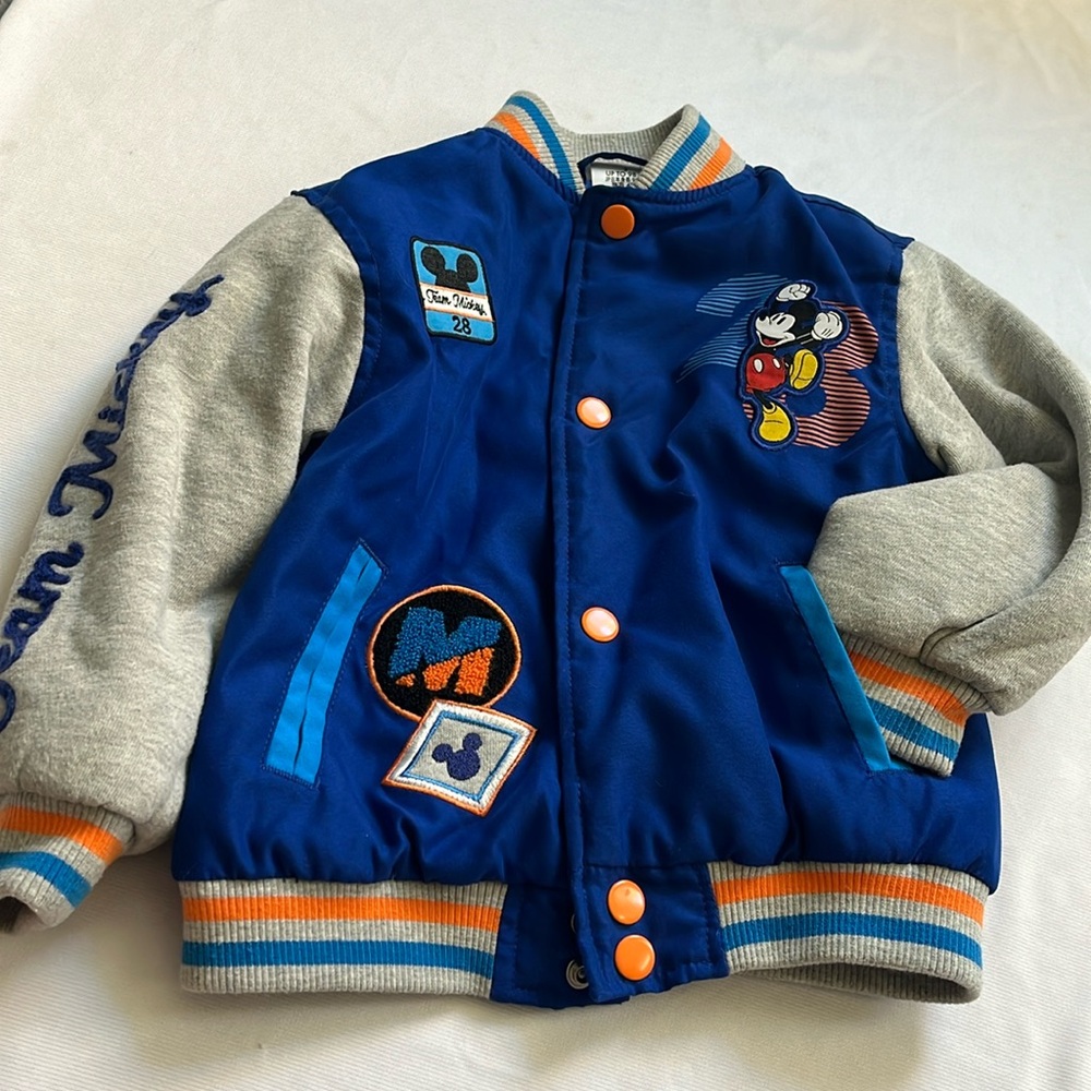 Mickey Mouse blue bomber  jacket
